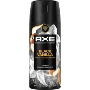 AXE Desodorante Spray Black Vanilla Orange Sandalwood 150ml 72h